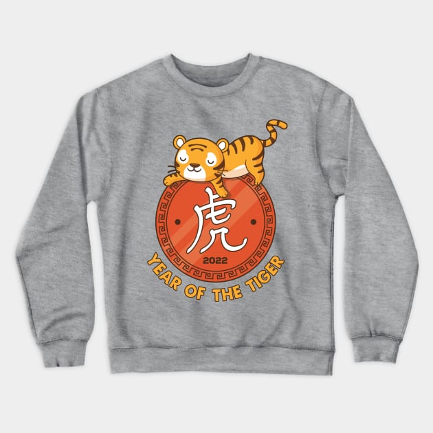 2022 Year Of The Tiger Crewneck Sweatshirt by zoljo